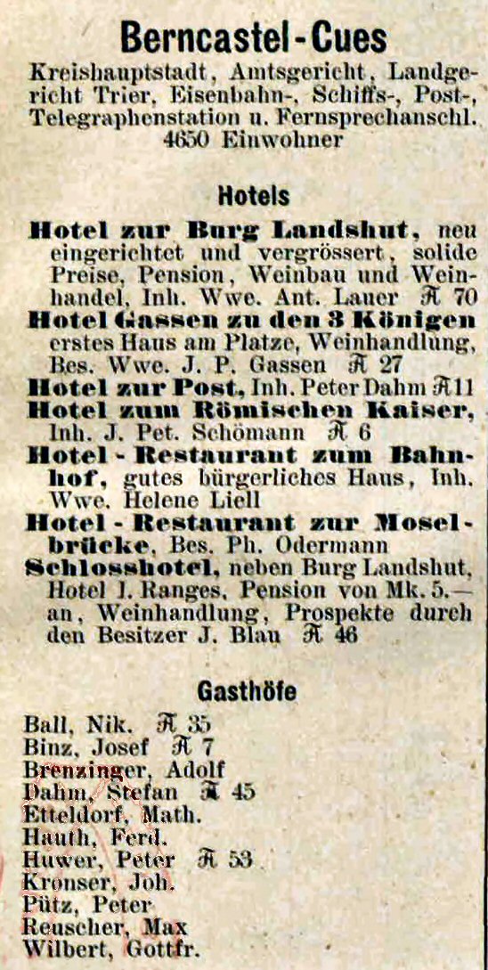Adressbuch 1921