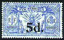 1924 5d on 2½d