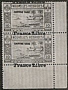 France Libre Low Overprint