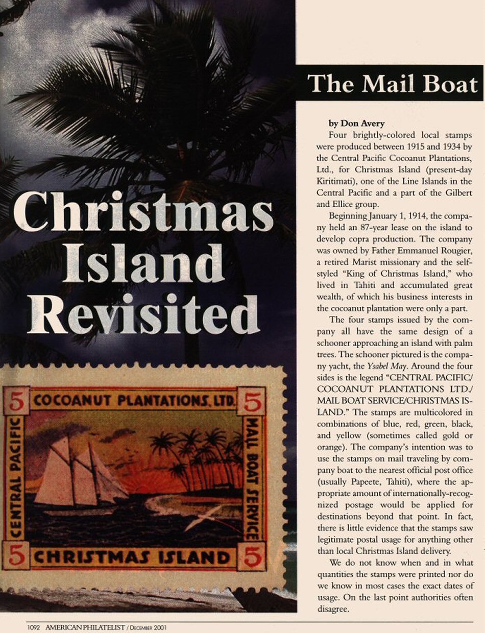 American Philatelist 2001