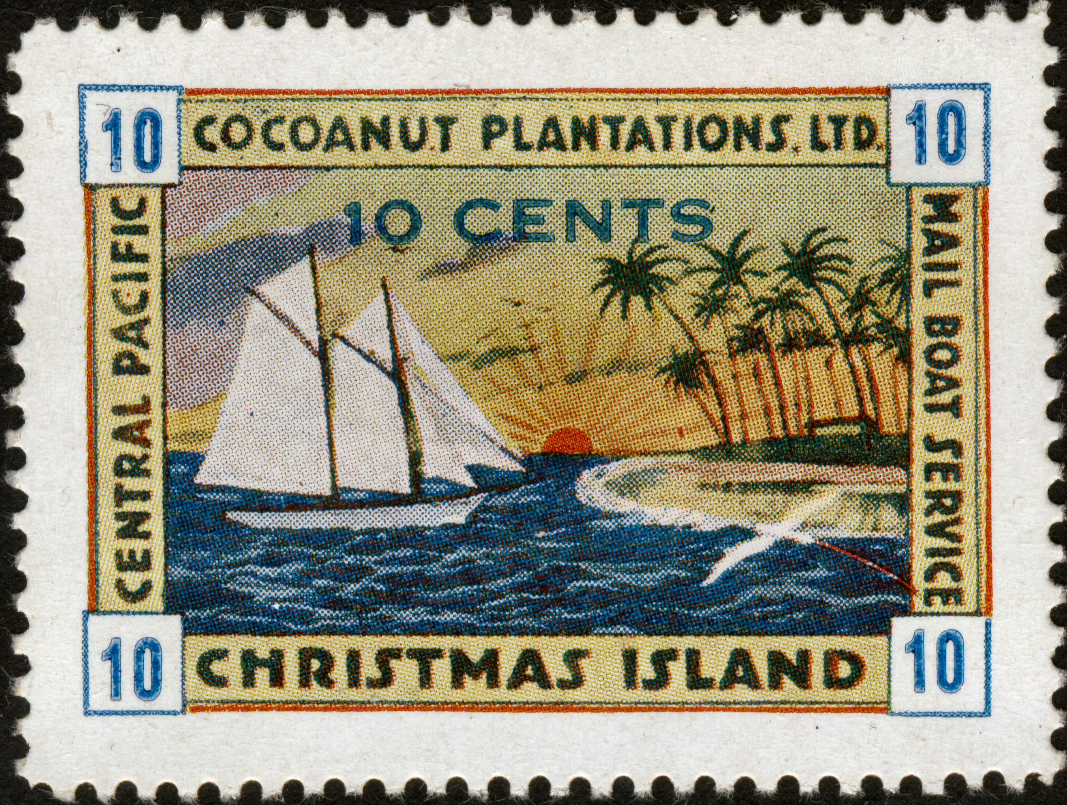 The Christmas Island (Pacific) Local Stamps and Postal History