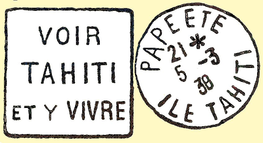 Tahiti cancel 1938